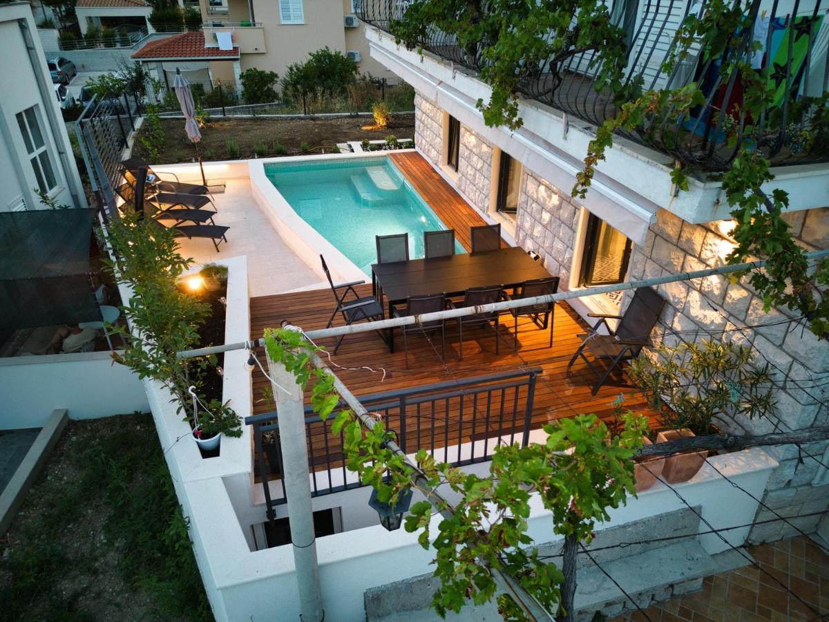 Villa Nika With Private Heated Pool 슬라노 외부 사진